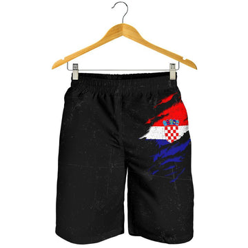 Croatia in Me Men's Shorts - Special Grunge Style