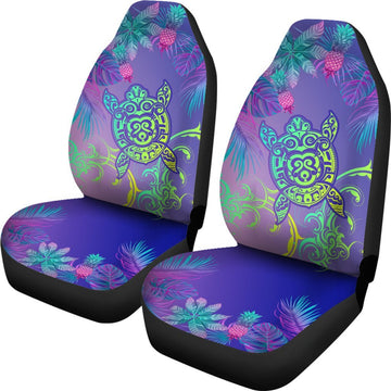 Hawaii Turtle Tropical Kanaka Maoli Car Seat Cover - Yez Style