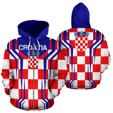 (Hrvatska) Sport Croatia Edition Zipper Hoodie
