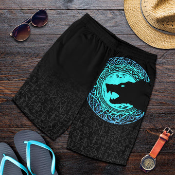 Viking Men's Shorts - Fenrir Norse Wolf RLT12