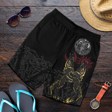 Viking Shorts The Wolves Skoll and Hati RLT12