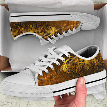 Viking Low Top Shoes Celtic Dragon Tattoo RLT12