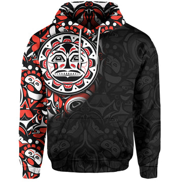 Custom Canada Haida Hoodie Sun LT6