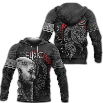 Viking Hoodie Floki Art RLT12