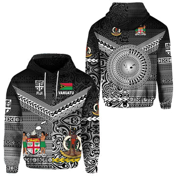 Vanuatu Fiji Hoodie Together Black LT8