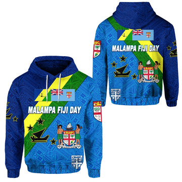 Vanuatu Malampa and Fiji Day Hoodie October 10 LT8