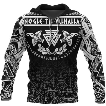 Viking Hoodie Valhalla and Warrior RLT12