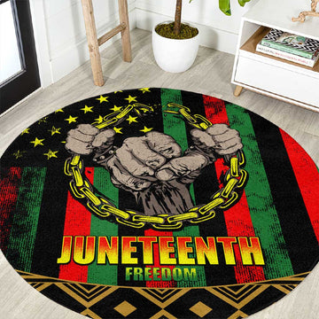 Juneteenth Celebration 2024 Round Carpet Black History June 19 LT01