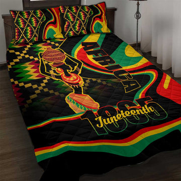 Juneteenth 2024 Quilt Bed Set 1865 Freedom Day Anniversary LT01