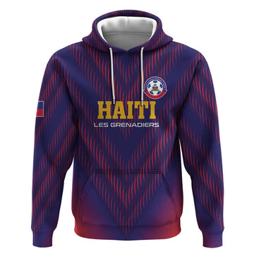 Custom Haiti Football Hoodie Come On Les Grenadiers LT01