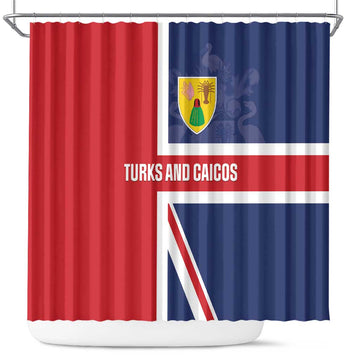 Turks and Caicos Islands Shower Curtain Come On Team TCI LT01