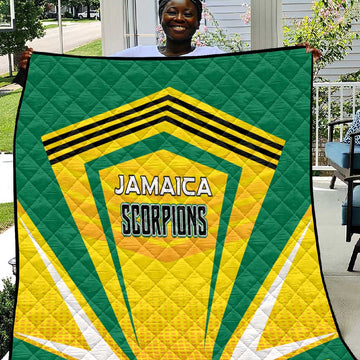Cricket Jamaica Quilt Scorpions We Made Legends LT01