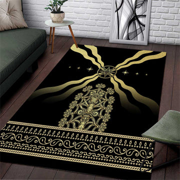 Assyria Empire Area Rug Assyrian Mythological Spirit LT01