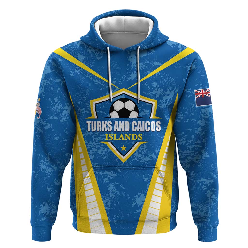 Custom Turks and Caicos Islands Football Hoodie Team TCI Go Champions LT01