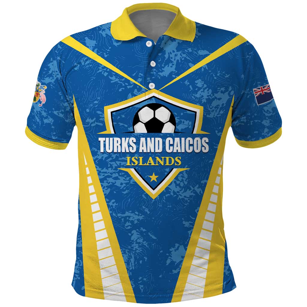 Custom Turks and Caicos Islands Football Polo Shirt Team TCI Go Champions LT01