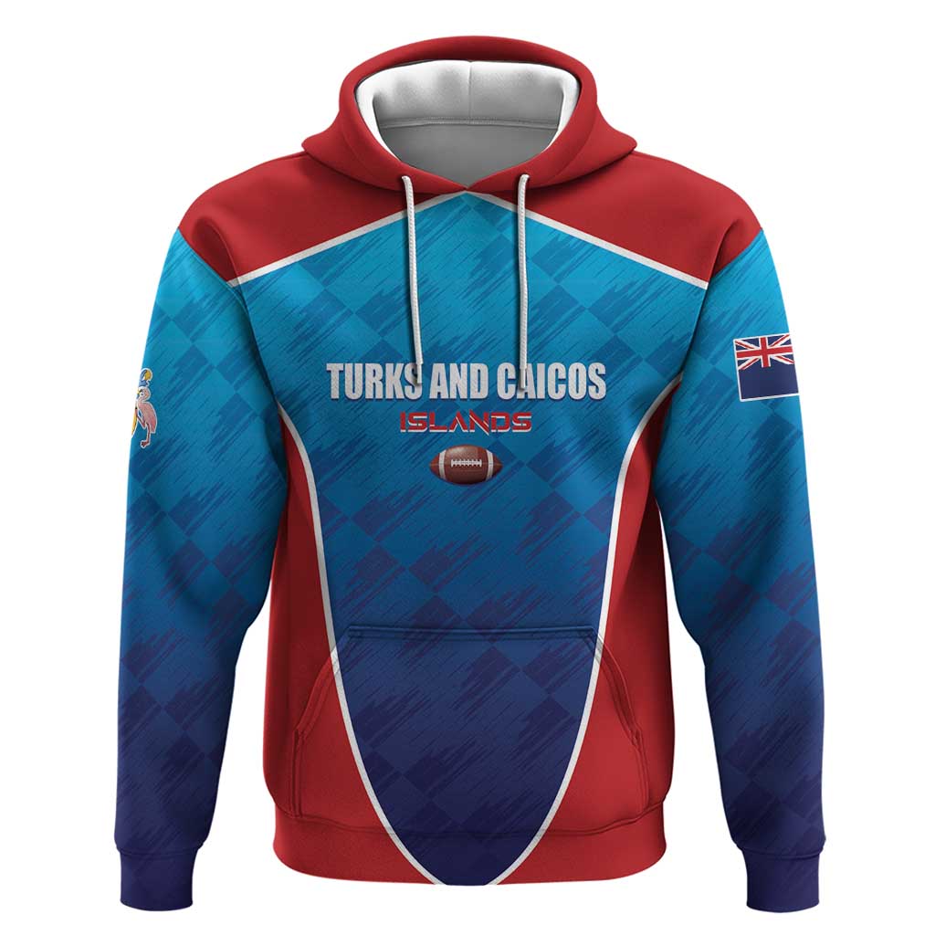 Custom Turks and Caicos Islands Rugby Hoodie TCI Team Come On LT01