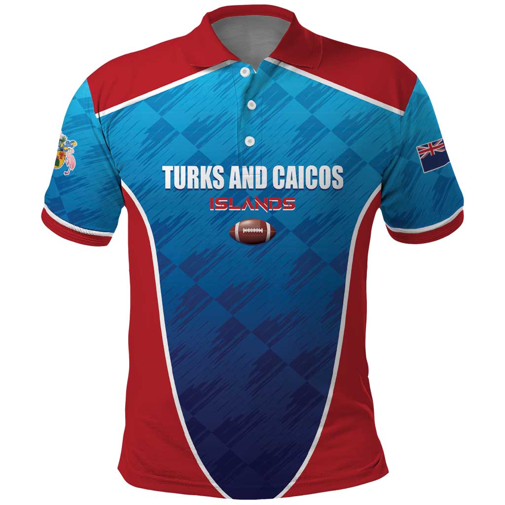 Custom Turks and Caicos Islands Rugby Polo Shirt TCI Team Come On LT01
