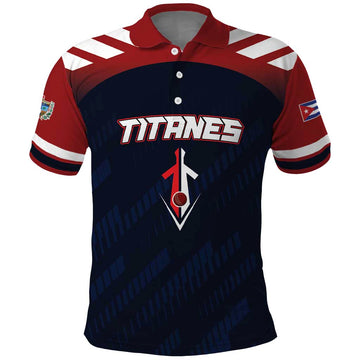 Custom Baseball Titanes Florida Polo Shirt Puerto Rico Boys Come On LT01