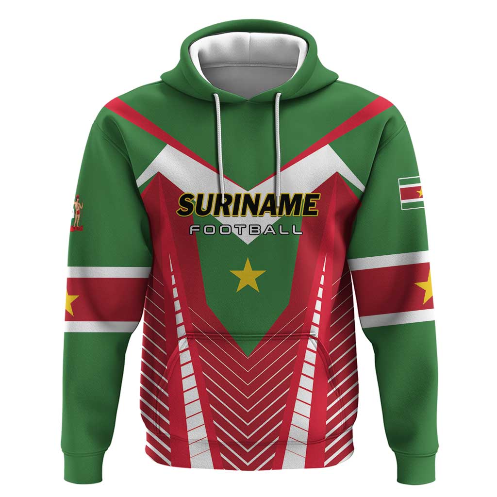 Custom Suriname Football Hoodie Go Sranankondre Fubal Pluga LT01