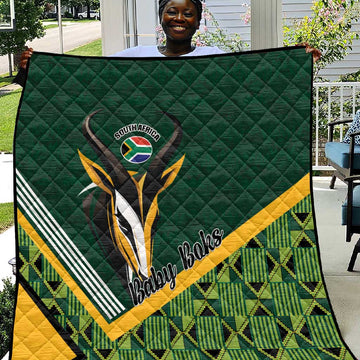 Rugby South Africa Quilt Baby Boks Go Champions LT01