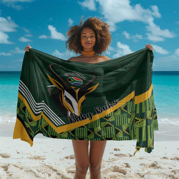 Rugby South Africa Sarong Baby Boks Go Champions LT01