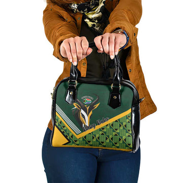 Rugby South Africa Shoulder Handbag Baby Boks Go Champions LT01
