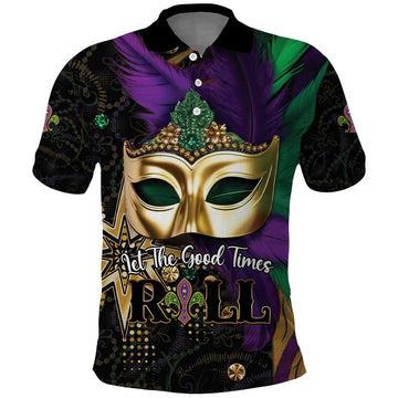Let The Good Times Roll Mardi Gras Polo Shirt Special Version LT01
