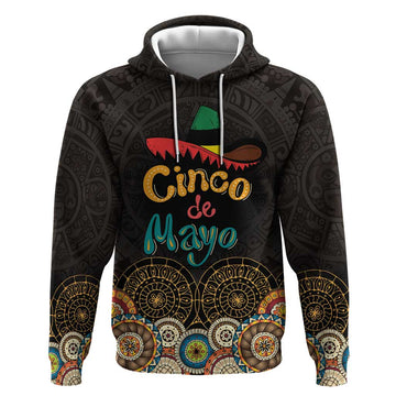 Personalized Mexico Cinco de Mayo Fiesta Hoodie Traditional Sombrero Hat LT01