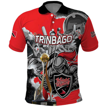 Personalized Trinbago Cricket Knight Riders Champion Polo Shirt LT01