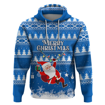 Custom Scotland Christmas Hoodie Merry Christmas Santa Claus Gift LT01