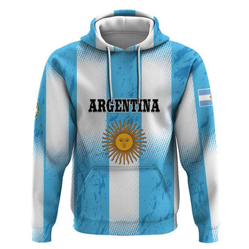 Custom Argentina Football Hoodie LT01
