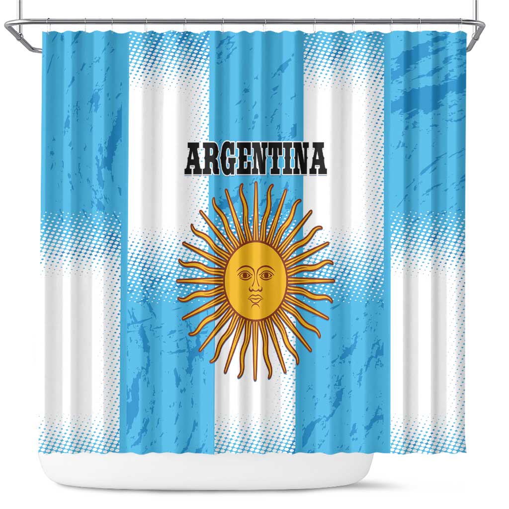 Argentina Football Shower Curtain LT01