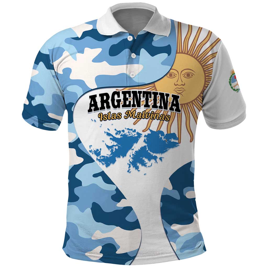 Argentina Malvinas Day Polo Shirt Las Malvinas Son Argentinas LT01