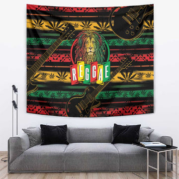 International Reggae Day Tapestry Rastafarian Lion Legend of Reggae LT01