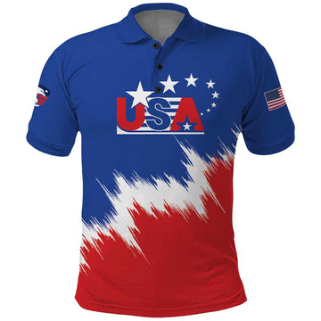 Custom USA Soccer Polo Shirt Always Possible Todo Es Posible LT01
