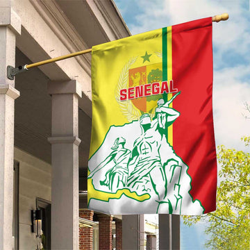 Senegal Independence Day Garden Flag - Un Peuple, Un But, Une Foi, 64th Anniversary LT01