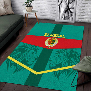 Support the Lions of Teranga - Senegal Football Area Rug LT01