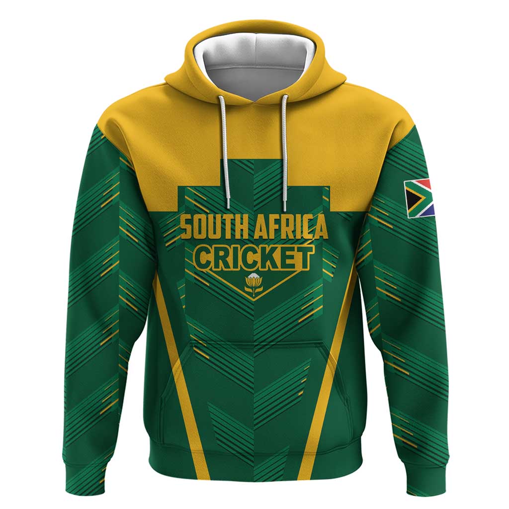 Custom South Africa Cricket Hoodie SA Protea Woza Nawe LT01