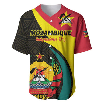 Mozambique Independence Day Baseball Jersey Muzambhiki 1975 Anniversary LT01