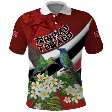 Personalized Trinidad and Tobago Polo Shirt Cairi Land of the Humming Bird LT01