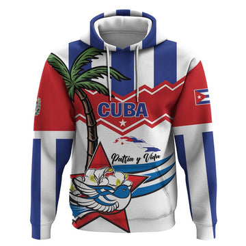 Cuba Patria Y Vida Hoodie Cuban Trogon Unique LT01