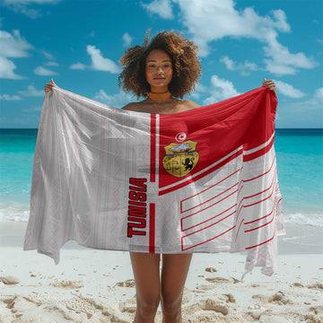 Tunisia Football Sarong - Victory for the Eagles of Carthage LT01