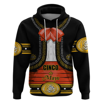 Cinco de Mayo 2024 Hoodie Traje de Charro Style LT01
