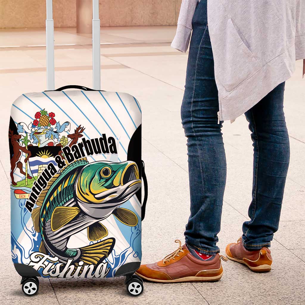 Antigua and Barbuda Fishing Luggage Cover Sporty Style LT01