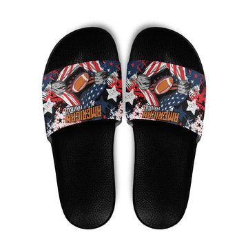 American Football Grunge Slide Sandals Special Version LT01