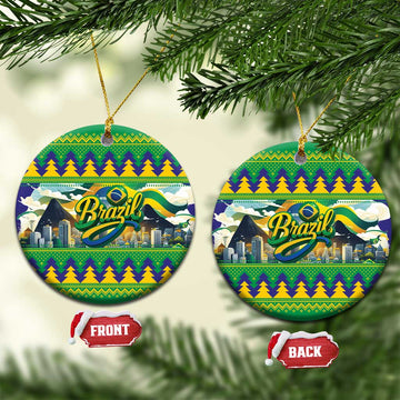 Brazil Christmas Feliz Natal Ceramic Ornament LT01