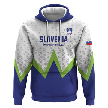 Custom Slovenia 2024 Football Hoodie Slovenija Go Champions LT01