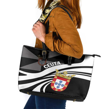 Ceuta Day Leather Tote Bag Dia de Ceuta 2024 LT01