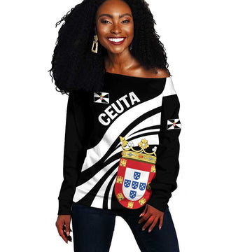 Ceuta Day Off Shoulder Sweater Dia de Ceuta 2024 LT01