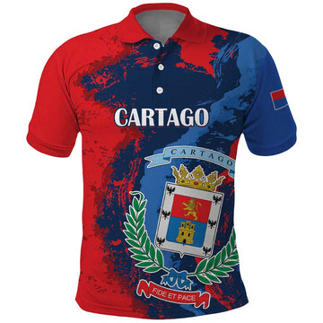 Personalized Costa Rica Cartago Province Polo Shirt Brumosos Hometown LT01